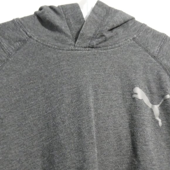 PUMA charcoal long sleeve hoodie, small BNWOT - Picture 5 of 16